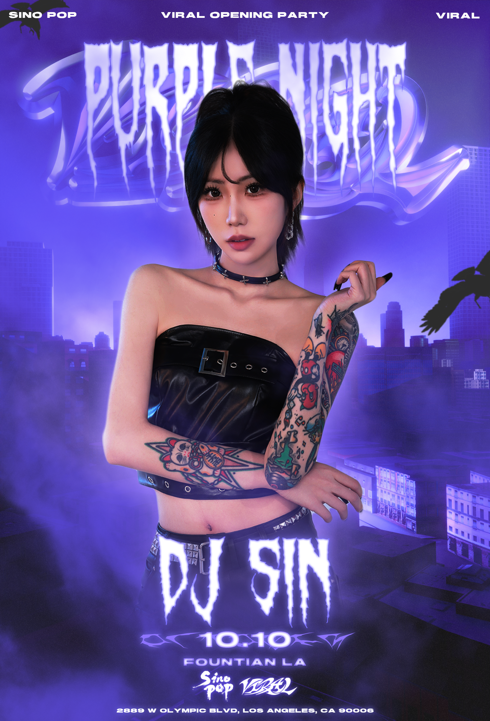 💜 PURPLE NIGHT 2.0 with DJ Sin｜18+