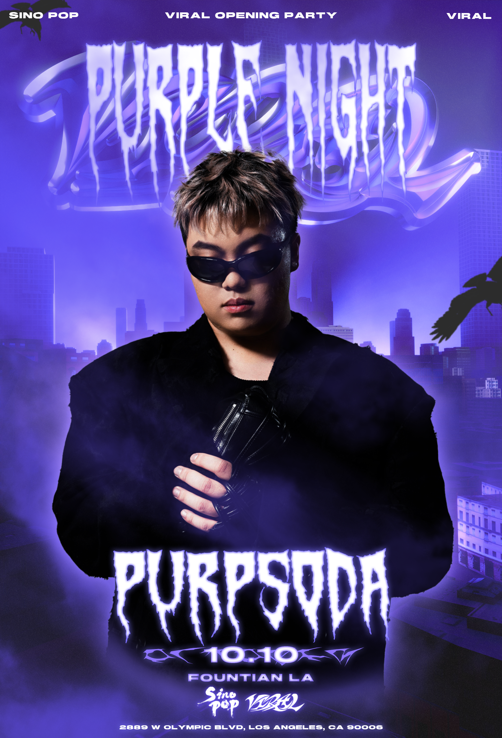 💜 PURPLE NIGHT 2.0 with DJ Sin｜18+