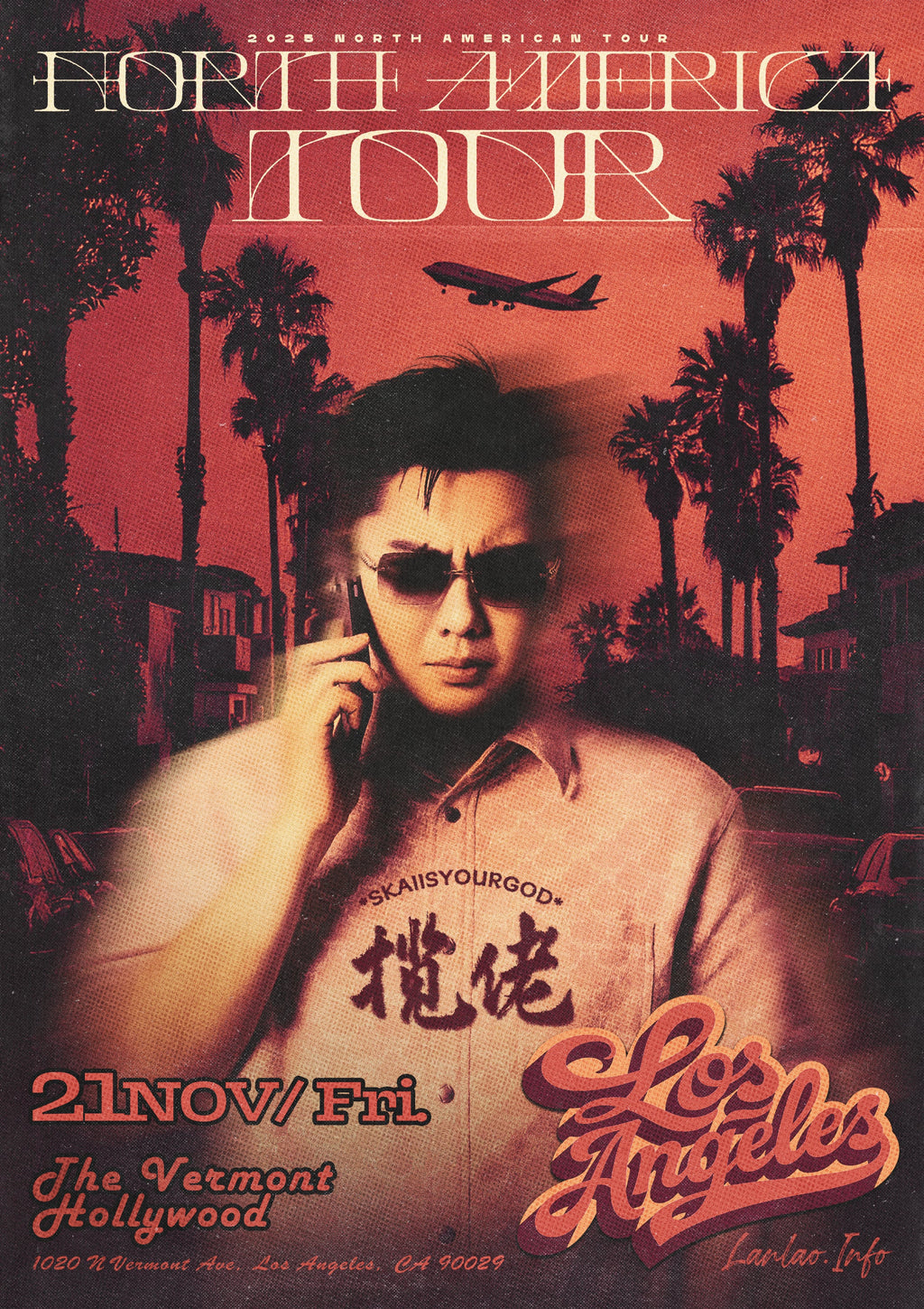 【已结束】11/21 揽佬北美巡演 洛杉矶站 SKAI ISYOURGOD Los Angeles NA |18+ only