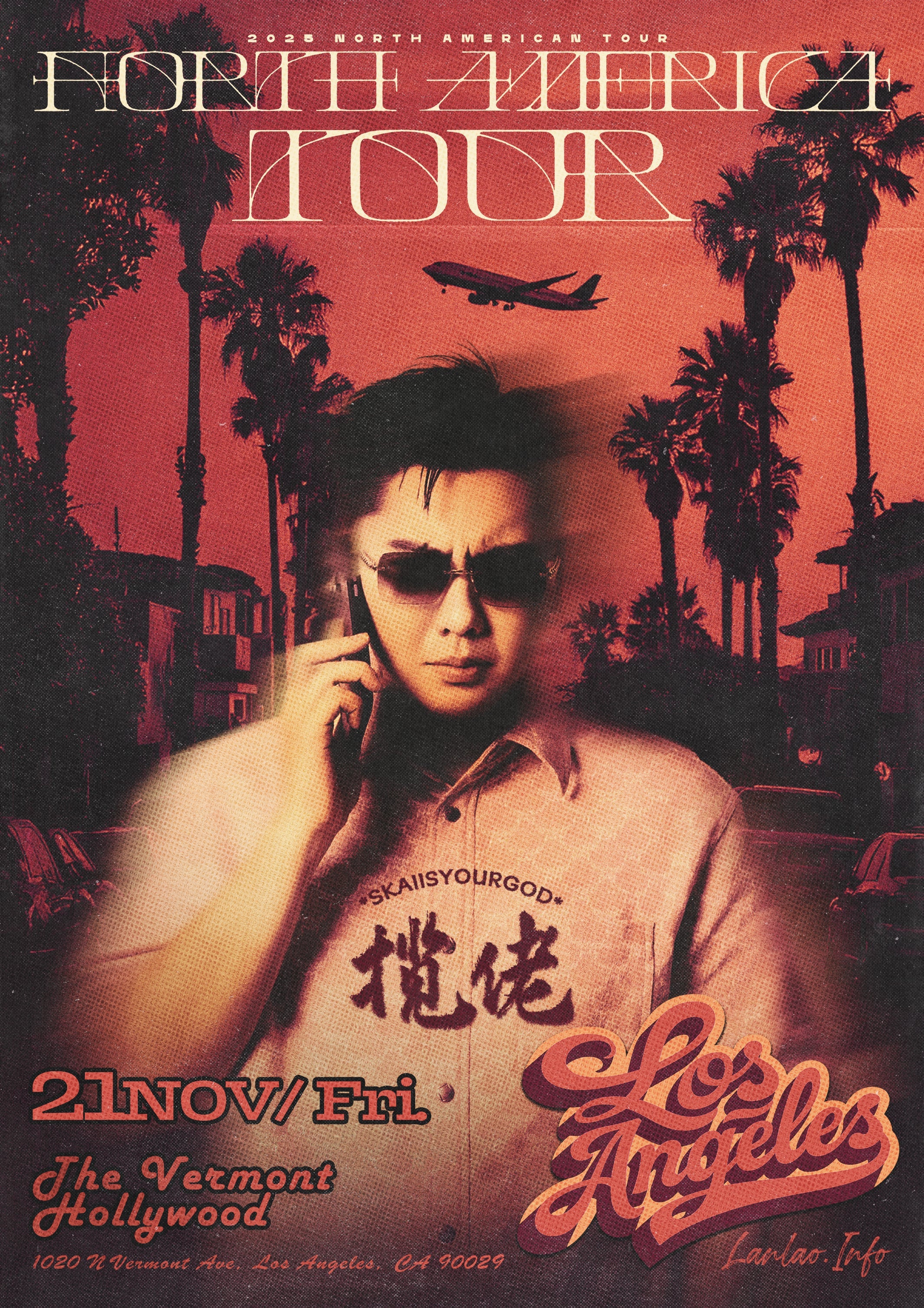 【已结束】11/21 揽佬北美巡演 洛杉矶站 SKAI ISYOURGOD Los Angeles NA |18+ only