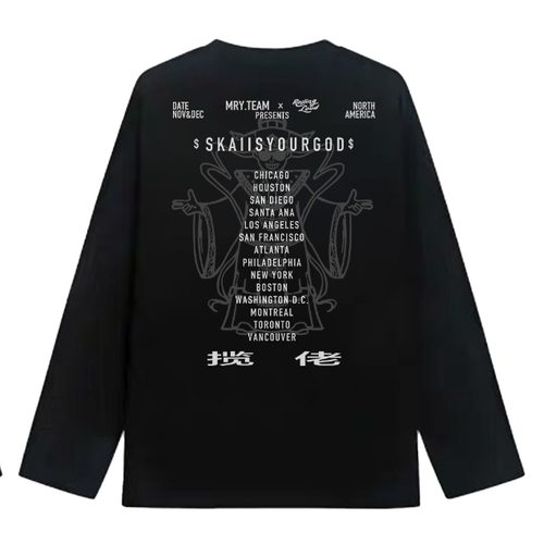 [预售30天内发货]揽佬北美巡演14站 长袖 上衣