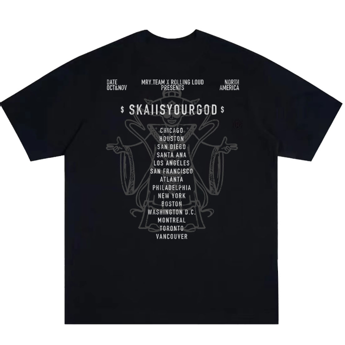 [预售30天内发货]揽佬北美巡演14站 短袖 上衣